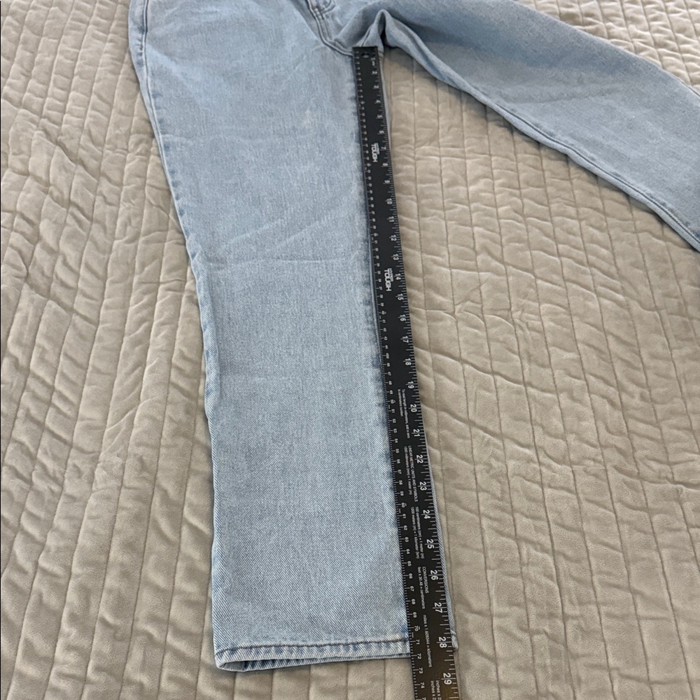PacSun High Rise Light Wash Straight Leg Jeans Y2K - Size 26 - Picture 6 of 8